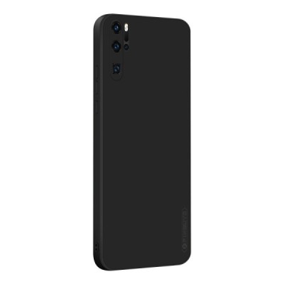 Huawei P30 Pro „Pinwuyo“ cieta silikona (TPU) melns apvalks | vacins.lv