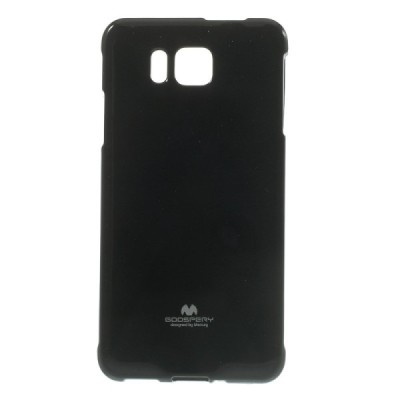 Samsung Galaxy Alpha G850 Mercury juodas kieto silikono tpu dėklas - nugarėlė / Priedai.lt