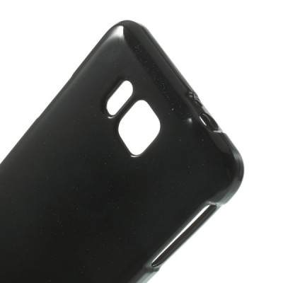 Samsung Galaxy Alpha G850 Mercury juodas kieto silikono tpu dėklas - nugarėlė / Priedai.lt