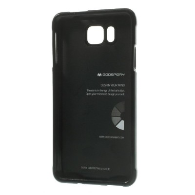 Samsung Galaxy Alpha G850 Mercury juodas kieto silikono tpu dėklas - nugarėlė / Priedai.lt