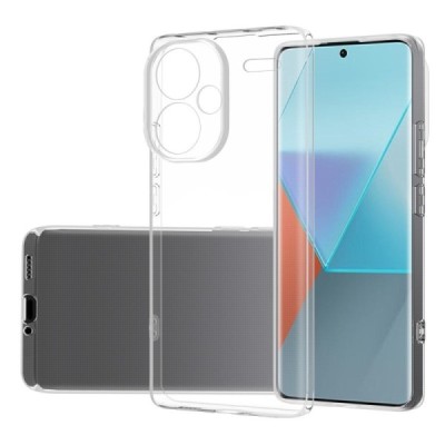 Твердый силиконовый чехол (TPU) для Xiaomi Redmi Note 13 Pro+ 5G, прозрачный | Vacins.lv