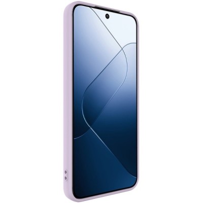Xiaomi 14 Pro „Imak“ cieta silikona (TPU) violeta apvalks | vacins.lv