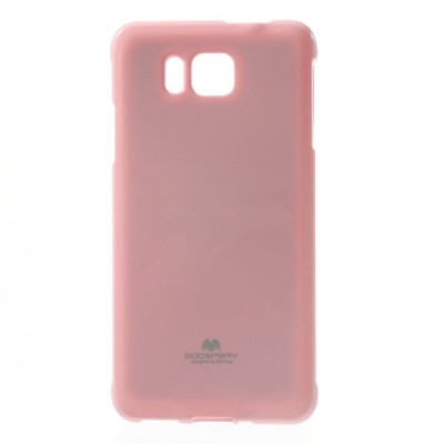 Samsung Galaxy Alpha G850 Mercury rožinis kieto silikono tpu dėklas - nugarėlė / Priedai.lt