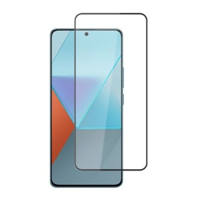 Xiaomi Redmi Note 13 Pro 4G (Poco M6 Pro) „Mocolo“ 9H 2.5D Tempered Glass усиленная защита, черное защитное стекло с полным покр