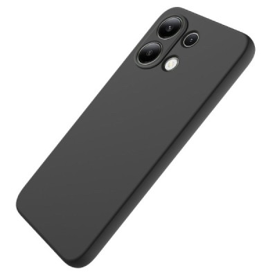 Xiaomi Redmi Note 13 4G Shell cieta silikona (TPU) apvalks - melns | vacins.lv
