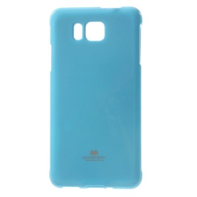 Samsung Galaxy Alpha G850 Mercury šviesiai mėlynas (žydras) kieto silikono tpu dėklas - nugarėlė / Priedai.lt