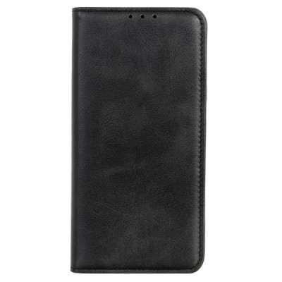Xiaomi 14 Pro „Split“ чёрный кожаный чехол-книжка | Vacins.lv