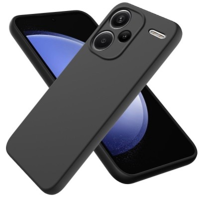 Xiaomi Redmi Note 13 Pro+ 5G Shell (TPU) твердый силиконовый чехол - чёрный | Vacins.lv