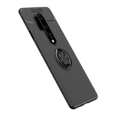 OnePlus 8 Pro „FOCUS“ Kickstand (TPU) твердый силиконовый чехол - чёрный | Vacins.lv