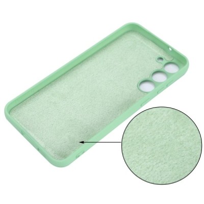 Samsung Galaxy S23 (SM-S911) Shell (TPU) твердый силиконовый чехол - зелёный | Vacins.lv