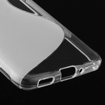 Samsung Galaxy Alpha G850 kieto silikono TPU skaidrus permatomas dėklas - nugarėlė / Priedai.lt