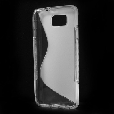 Samsung Galaxy Alpha G850 kieto silikono TPU skaidrus permatomas dėklas - nugarėlė / Priedai.lt