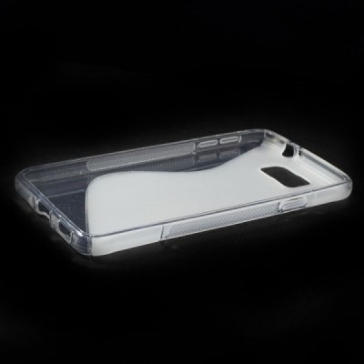 Samsung Galaxy Alpha G850 kieto silikono TPU skaidrus permatomas dėklas - nugarėlė / Priedai.lt