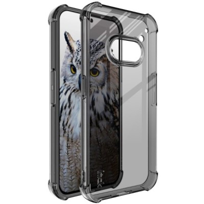 Nothing Phone 2a (2a Plus) Imak pastiprinātas aizsardzības cieta silikona (TPU) pelēks vāciņš | Vacins.lv