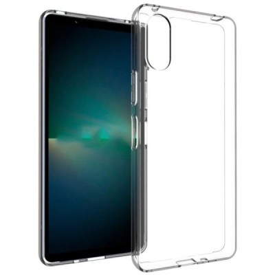 Твердый силиконовый чехол (TPU) для Sony Xperia 10 VI, прозрачный | Vacins.lv