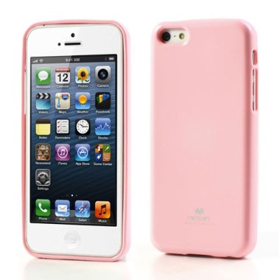 Apple iPhone 5C Mercury Color rozs cieta silikona (TPU) futrālis / Vacins.lv