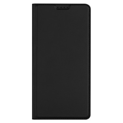 Samsung Galaxy A55 „Dux Ducis“ Skin sērijas melns ādas atvērams maciņš | Vacins.lv