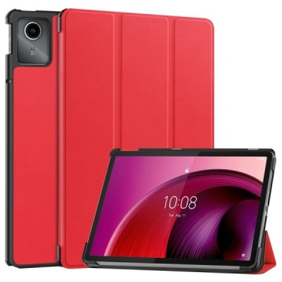 Lenovo Tab M11 (TB330FU) красный кожаный чехол-книжка (складной) | Vacins.lv