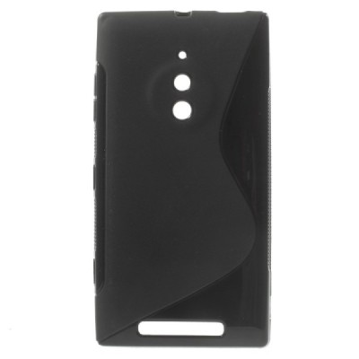 Nokia Lumia 830 melns cieta silikona futrālis / Vacins.lv