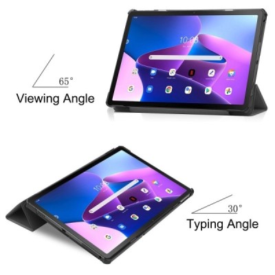 Lenovo Tab M10 Plus 10.6" Gen 3 atvēramais pelēks maciņš | Vacins.lv