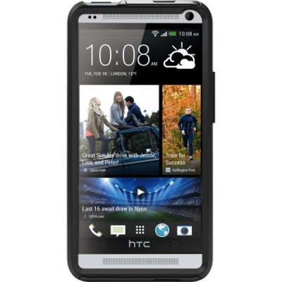 „OtterBox“ Commuter HTC One M7 juodas dėklas (Dėkliukas) / Priedai.lt