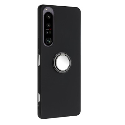 Sony Xperia 1 VI „Kickstand“ (TPU) твордий, черный силиконовый чехол | Vacins.lv