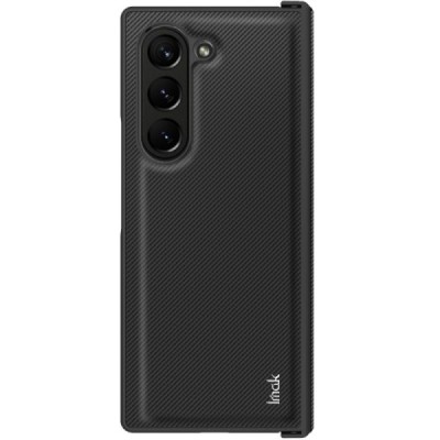 Samsung Galaxy Fold6 5G (SM-F956B) Imak Fiber melns plastika apvalks | vacins.lv