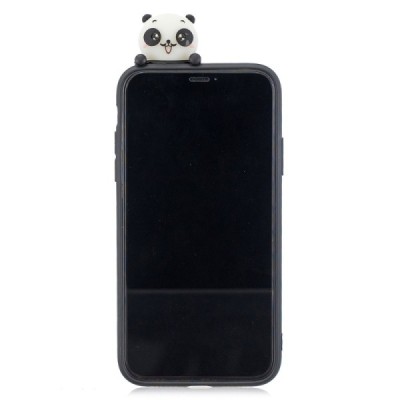 Apple iPhone 11 Pro „Squezy“ Panda твердый силиконовый чехол TPU чёрного цвета | Vacins.lv