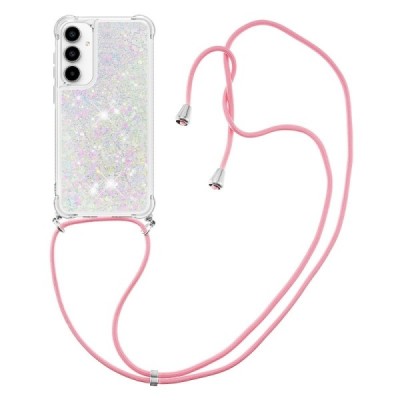 Samsung Galaxy A55 5G (SM-A556) „Strap“ Shine cieta silikona (TPU) dzidrs apvalks | Vacins.lv