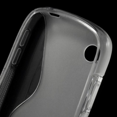 LG L40 D160 skaidrus (permatomas) kieto silikono TPU dėklas - nugarėlė / Priedai.lt