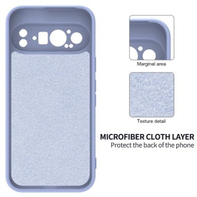 Google Pixel 9 Pro Shell (TPU) твердый силиконовый чехол - фиолетовый | Vacins.lv