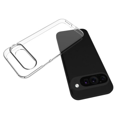 Твердый силиконовый чехол (TPU) для Google Pixel 9 Pro XL, прозрачный | Vacins.lv