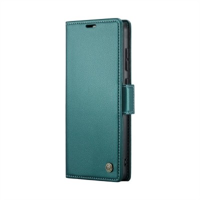 Xiaomi Poco X6 Pro 5G (Redmi K70E) CaseMe Leather открываемый, зелёный, кожаный чехол – книжка | Vacins.lv