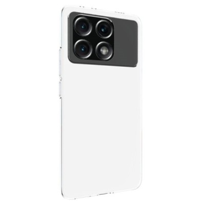 Твердый силиконовый чехол (TPU) для Xiaomi Poco X6 Pro 5G (Redmi K70E), прозрачный | Vacins.lv