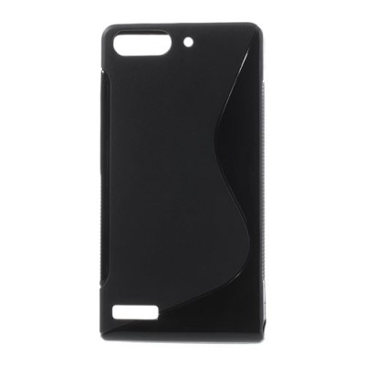 Huawei Ascend G6 melns cieta silikona futrālis / Vacins.lv