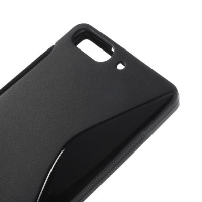 Huawei Ascend G6 melns cieta silikona futrālis / Vacins.lv