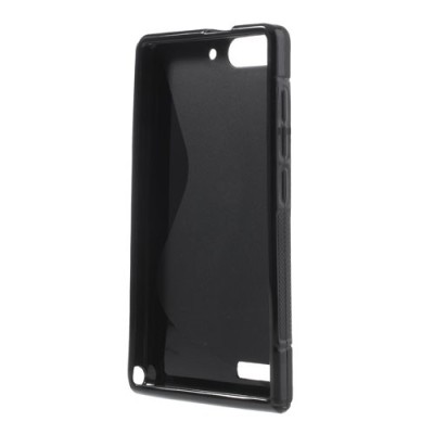 Huawei Ascend G6 melns cieta silikona futrālis / Vacins.lv