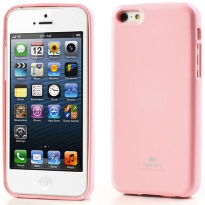Apple iPhone 5C Mercury Color rozs cieta silikona (TPU) futrālis / Vacins.lv