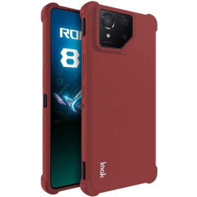Asus Rog Phone 8 (8 Pro) Imak усиленный твердый силиконовый чехол TPU - бордовый | Vacins.lv