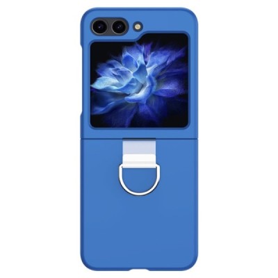 Samsung Galaxy Flip7 FE / Flip6 „Ring“ plastmasas tumši zils apvalks | vacins.lv