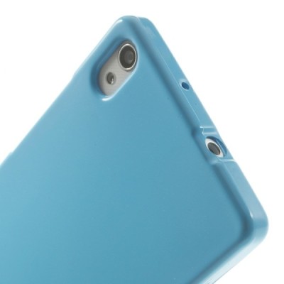 Huawei Ascend P7 Mercury gaiši zils cieta silikona (TPU) futrālis / Vacins.lv