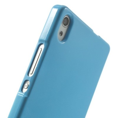 Huawei Ascend P7 Mercury gaiši zils cieta silikona (TPU) futrālis / Vacins.lv