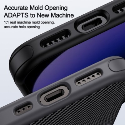 Apple iPhone 16 "IPAKY" Carbon silikona TPU melns apvalks | Vacins.lv