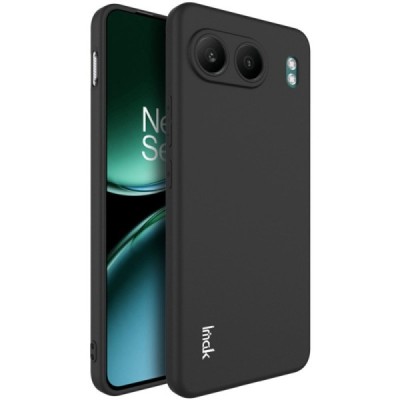 OnePlus Nord 4 "Imak" cieta silikona (TPU) melns apvalks | vacins.lv