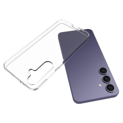 Твердый силиконовый чехол (TPU) для Samsung Galaxy S24 FE (SM-S721), прозрачный | Vacins.lv
