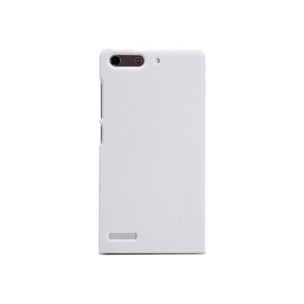 „Nillkin“ Frosted Shield dėklas - baltas + apsauginė ekrano plėvelė (Ascend G6)
