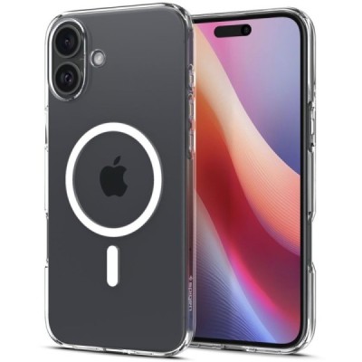 "Spigen" Liquid Crystal MagFit Apple iPhone 16 прозрачный твердый силиконовый чехол | Vacins.lv