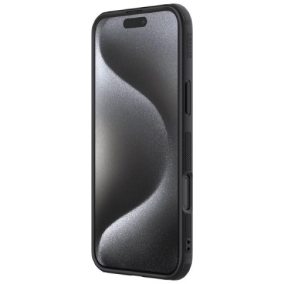 Apple iPhone 16 Pro Max "Nillkin" Frosted Shield Pro Magnetic чёрный чехол | Vacins.lv