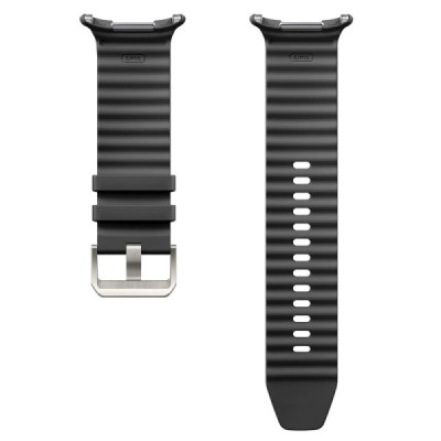 Samsung Galaxy Watch Ultra PeakForm viedā pulksteņa cietā silikona (TPU) siksniņa - pelēks | Vacins.lv