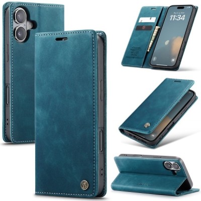 Apple iPhone 16 Plus CaseMe Retro открываемый, зелёный, кожаный чехол – книжка | Vacins.lv